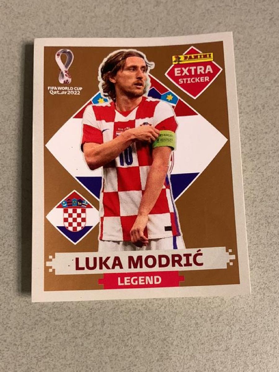 Figurinha Extra Copa Do Mundo 2022 Luka Modric | Item P/ Esporte E ...