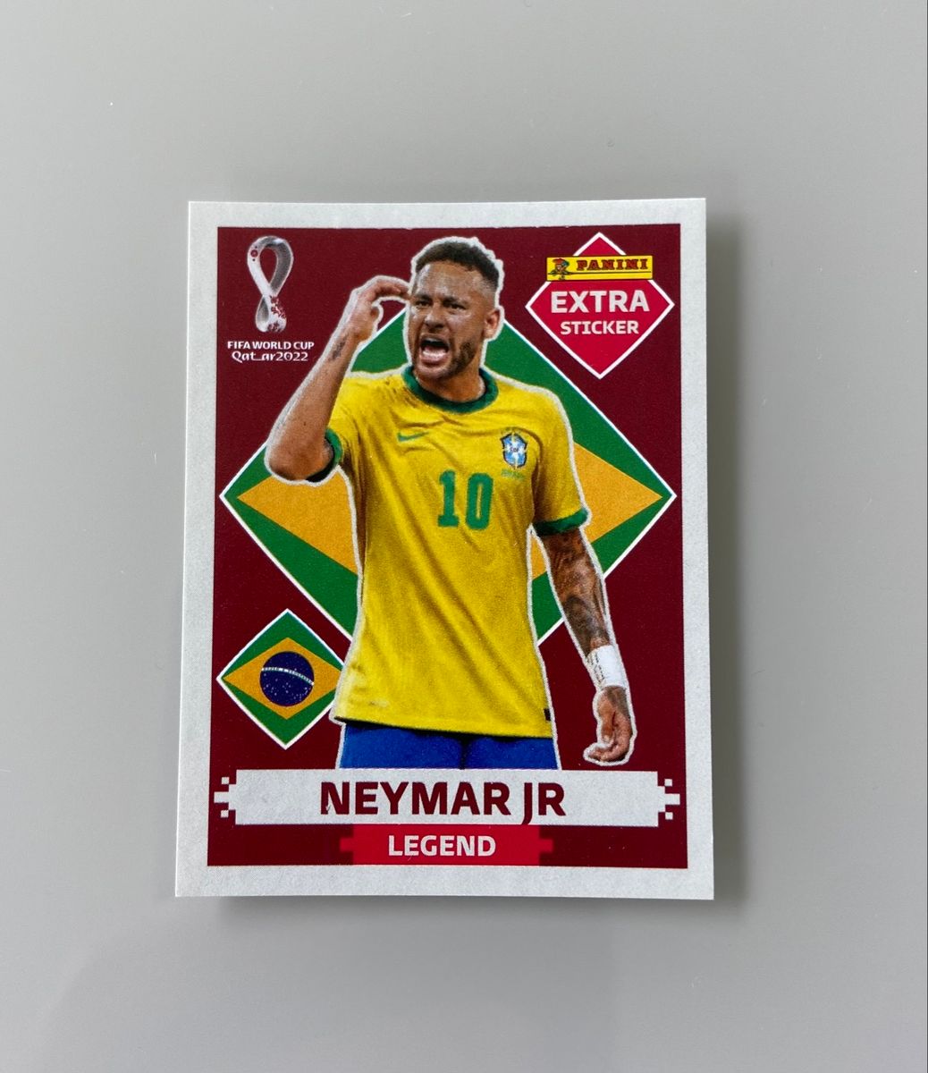 Figurinha Legend Gold Neymar | Livro Neymar Nunca Usado 76249302 | enjoei