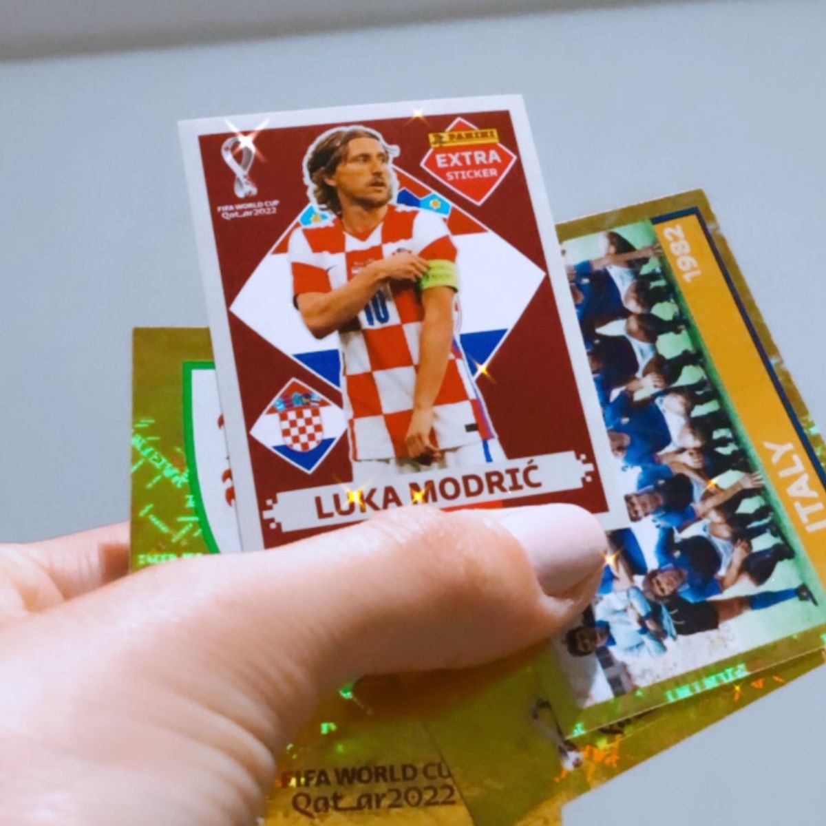 Figurinha Extra Copa Luka Modric Legend | Item Info & Eletro Figura ...