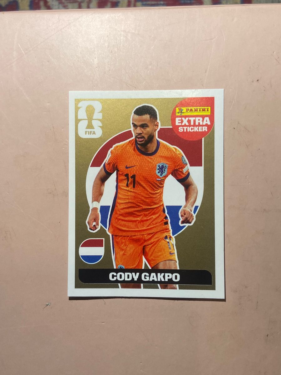 Figurinha Extra Gold Panini Copa 2026 Cody Gakpo Rara Original ...