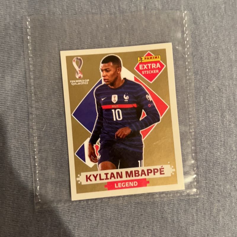 Figurinha Mbappe Legend Extra Sticker Gold | Livro Panini Nunca Usado  79963717 | enjoei