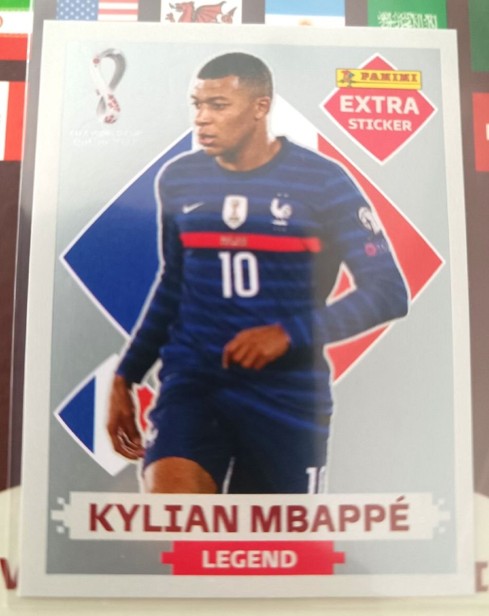 Figurinha legend panini mbappe prata 【 ANÚNCIO Novembro 】