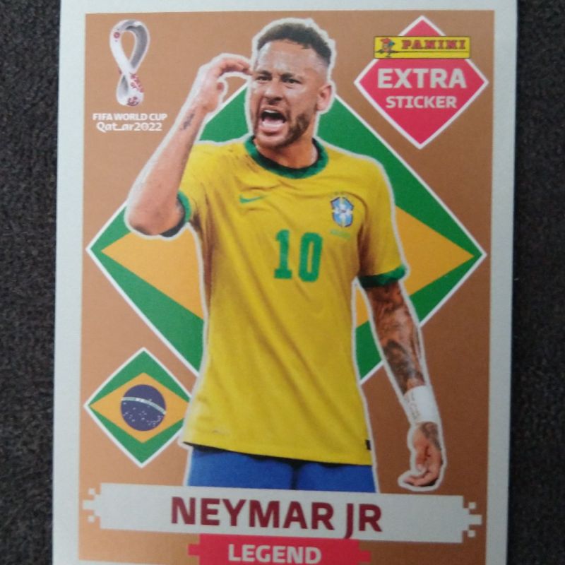 figurinha neymar legends bronze valor