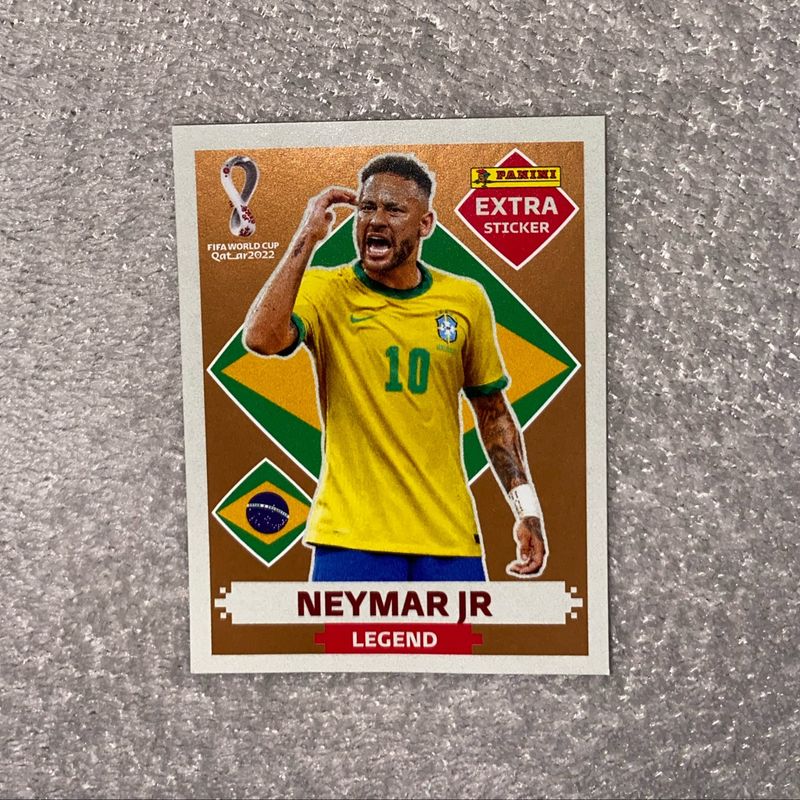 Figurinha Neymar Legend Ouro | Produto Masculino Panini Nunca Usado  75886528 | enjoei