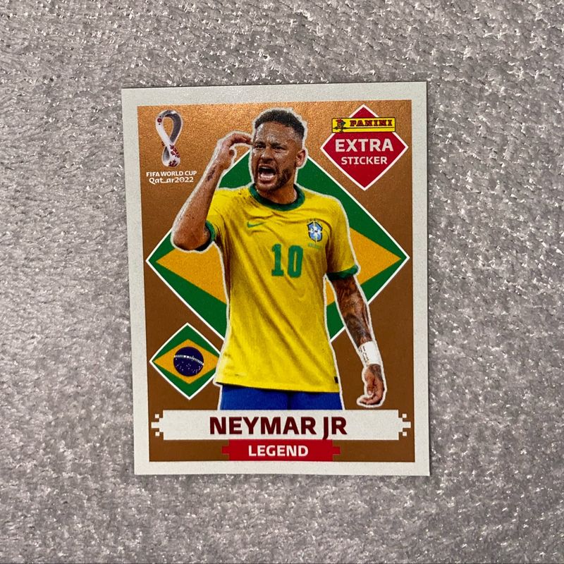 Figurinha Legend Neymar Copa, Item p/ Esporte e Outdoor Panini Nunca Usado  75816264