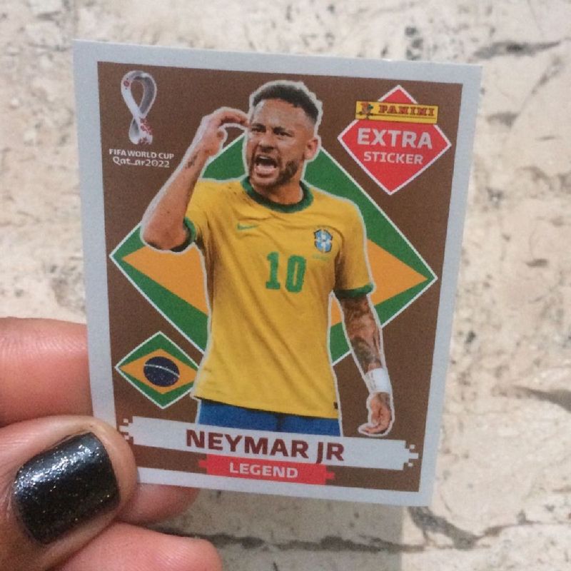 Figurinha Neymar Legend Ouro | Produto Masculino Panini Nunca Usado  75886528 | enjoei