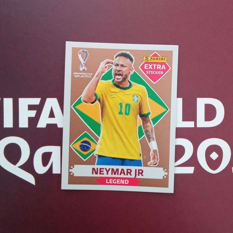 Figurinha Legend Bronze Neymar Jr. Original