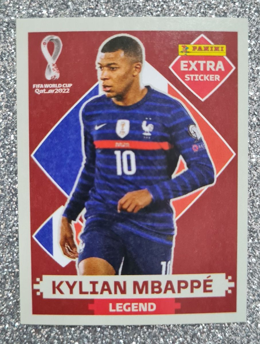 Figurinha Extra Original Copa 2022 - Kylian Mbappé Legend Bordô, Item de  Papelaria Panini Nunca Usado 81545877