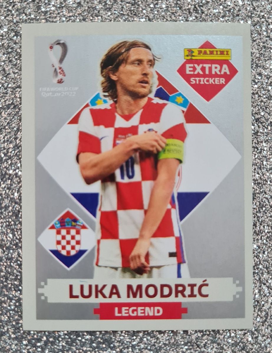 Figurinha Extra Original Copa 2022 - Luka Modric Legend Prata | Item de ...