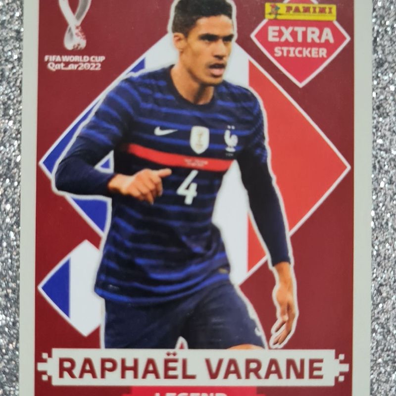 Figurinha Copa 2022 Raphael Varane Legend Bordo