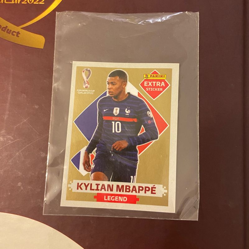 Figurinha Extra Sticker Kylian Mbappe Bronze Oficial | Brinquedo Editora  Panini 2022 Usado 78162637 | enjoei