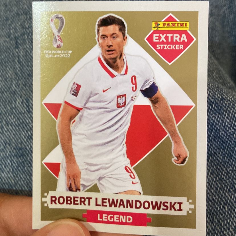 Figurinha Extra Sticker Legend Robert Lewandowski Item De Papelaria Panini Nunca Usado