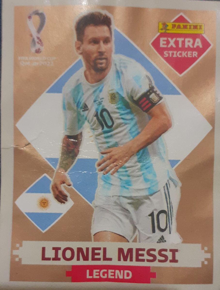 Figurinha Fifa do Lionel Messi | Item de Papelaria Fifa World Cup 2022 ...