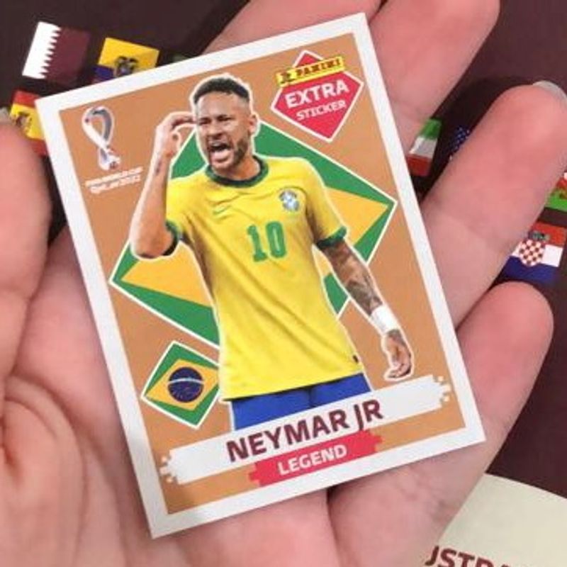 Figurinha Neymar Legend Ouro | Produto Masculino Panini Nunca Usado  75886528 | enjoei