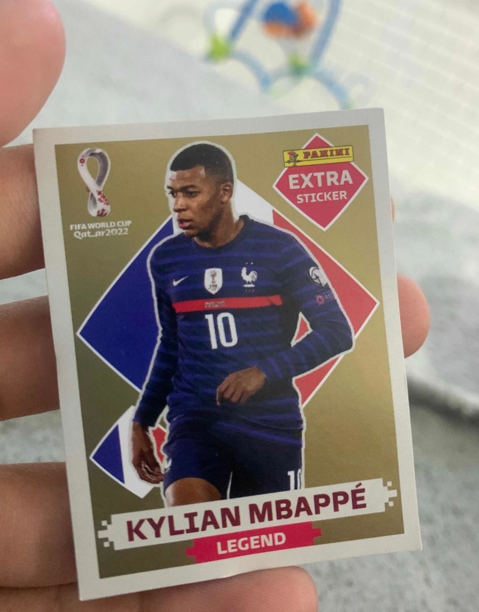 Figurinha Gold Legends Roupa Esportiva Masculino Mbappe Nunca Usado