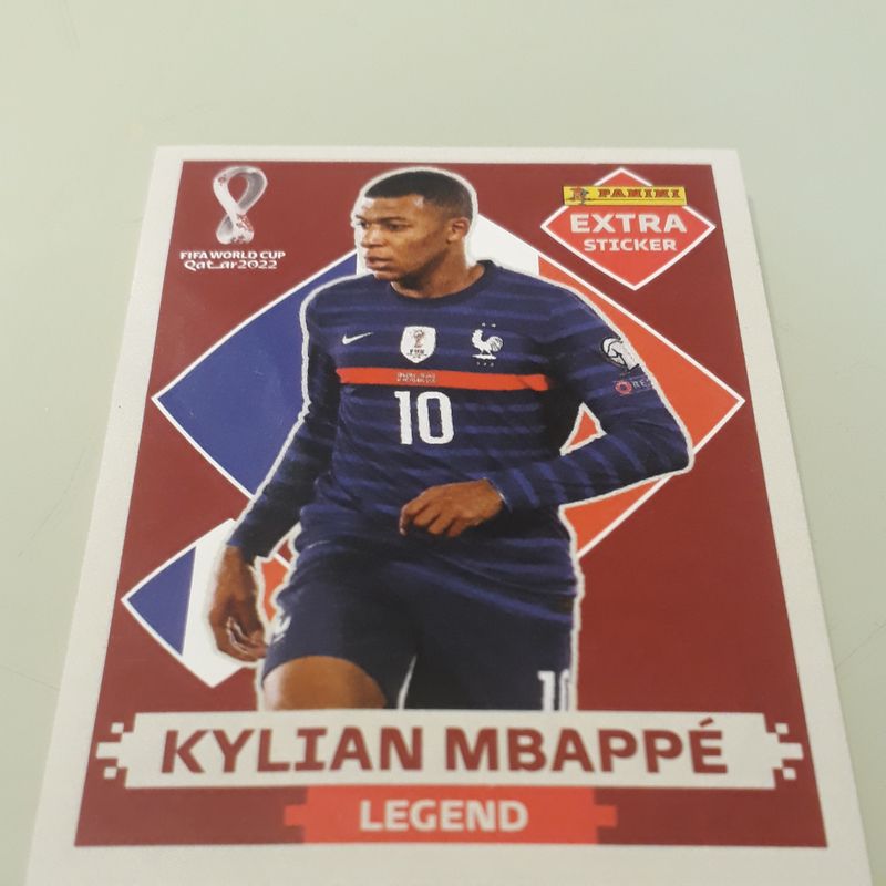 figurinha fifa copa do mundo 2022 extra sticker kylian mbappé