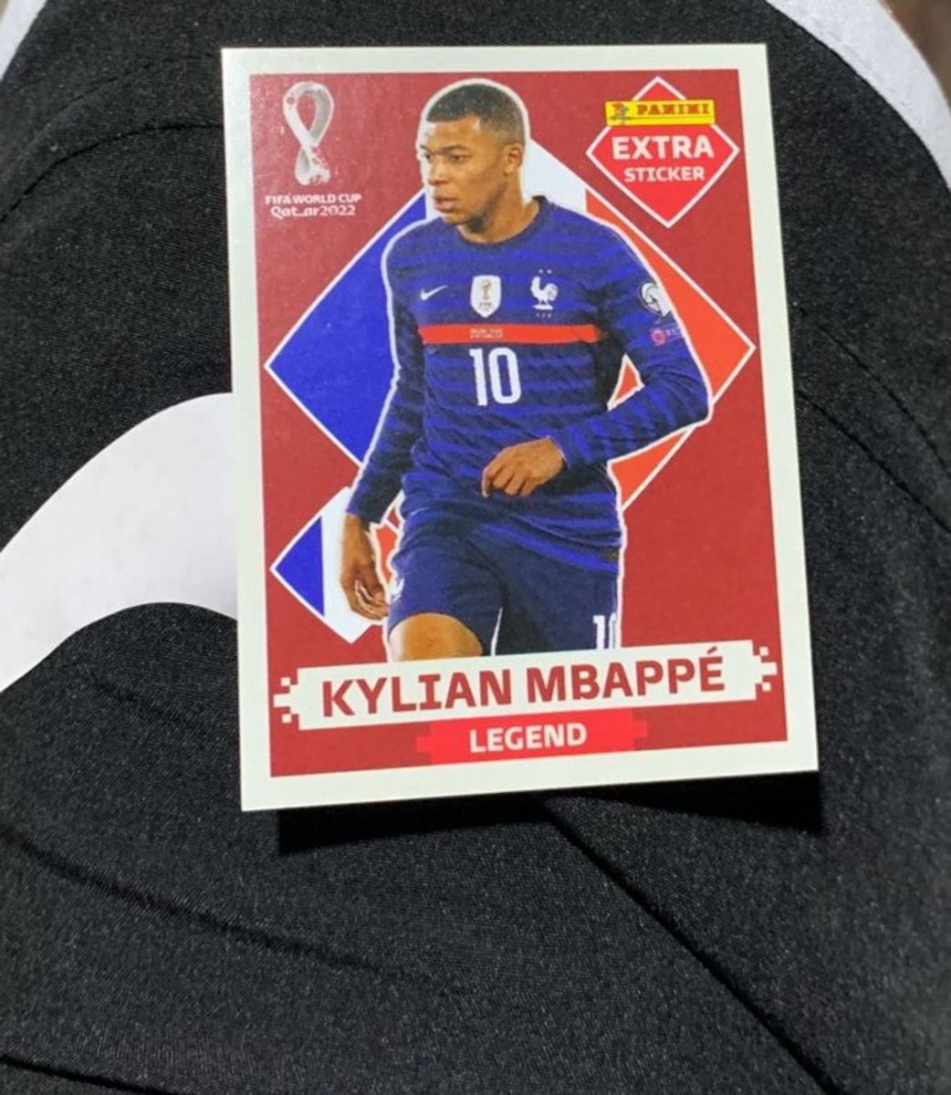 Figurinha Kylian Mbapp Legend Vermelha Copa Do Mundo Item De Papelaria Nunca Usado