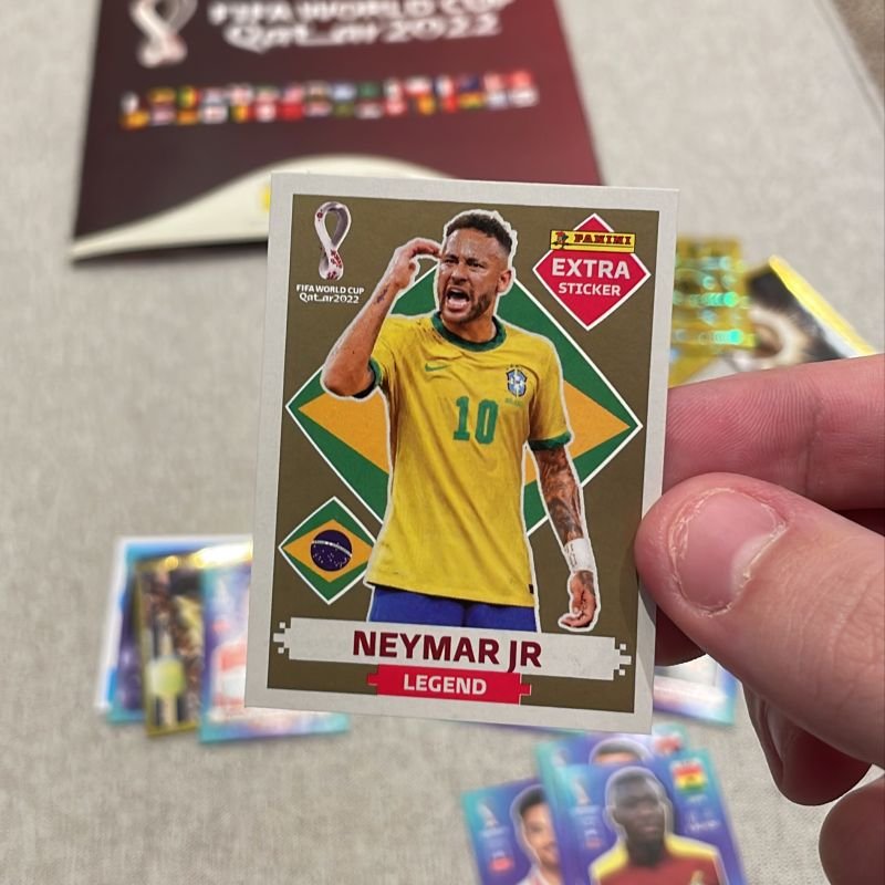 Figurinha Dourada Neymar, Comprar Novos & Usados