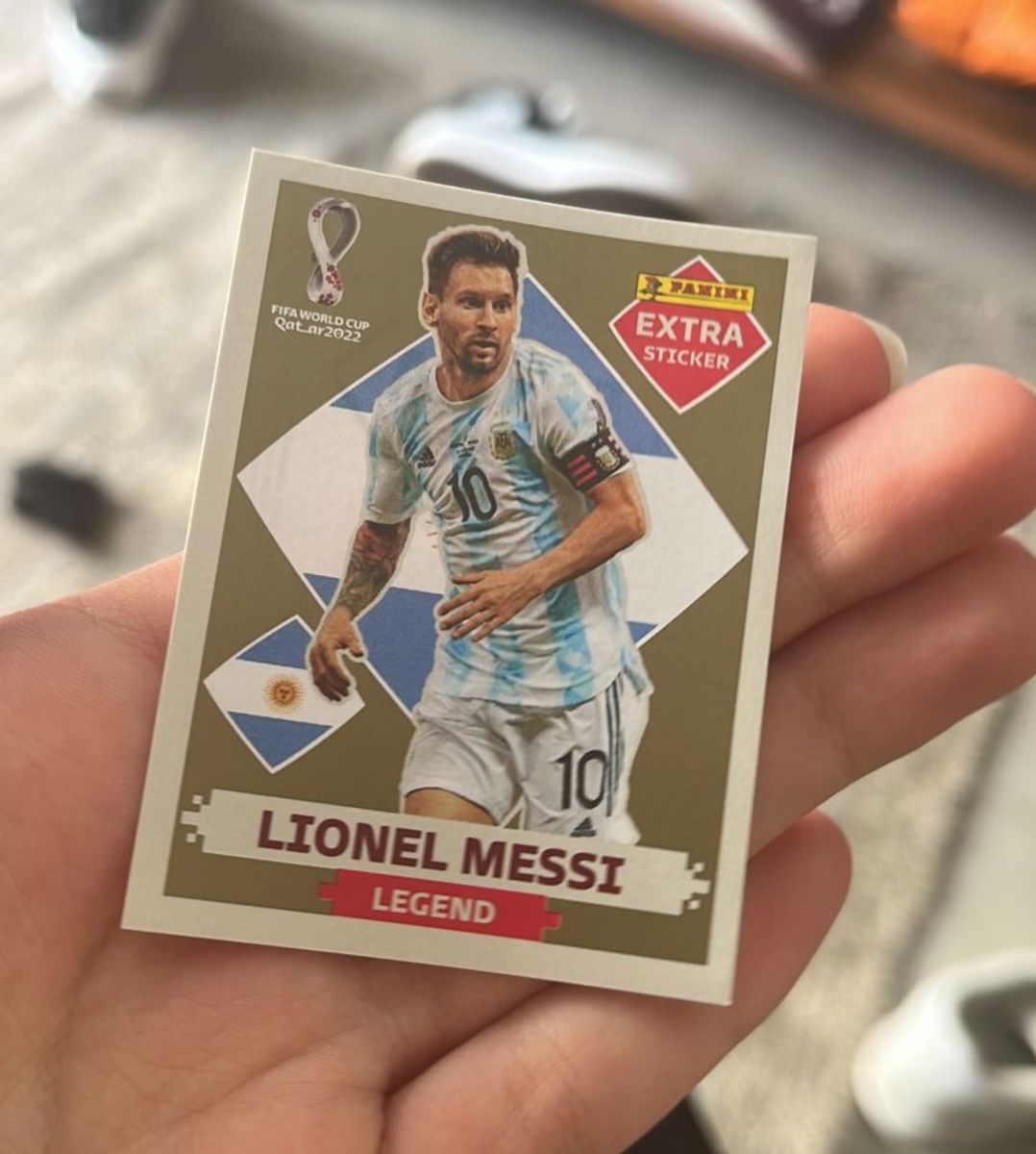 Figurinha Legend Gold Messi | Item p/ Esporte e Outdoor Panini Nunca ...