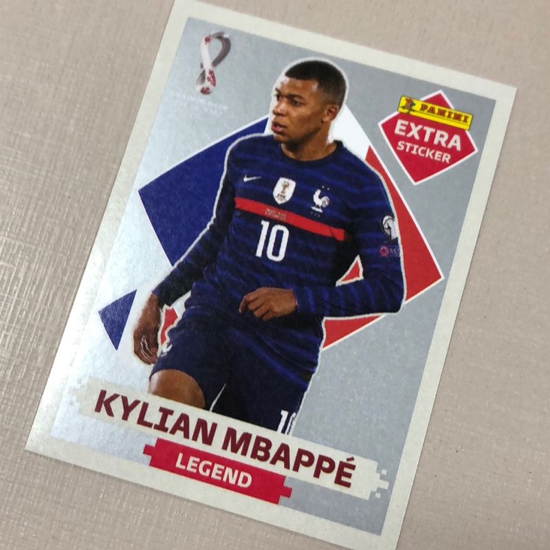 Figurinha Legend Prata Mbappé 2022, Item Infantil Panini Nunca Usado  75505414