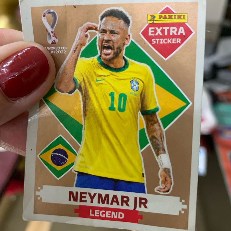 Figurinha Original Panini Neymar Jr Legend Gold | Item p/ Esporte e Outdoor  Panini Nunca Usado 79469315 | enjoei