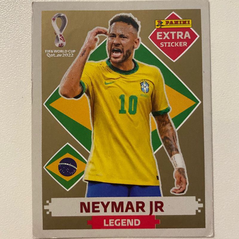 Figurinha Neymar Legenda Gold  Item de Papelaria Panini Nunca