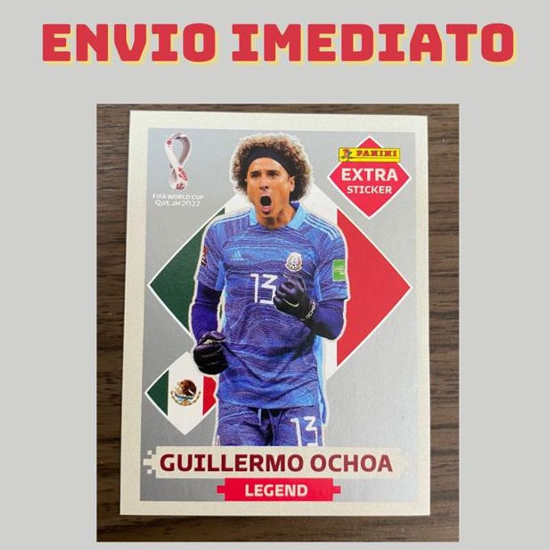 Figurinha Guillermo Ochoa Rara Legend Prata Copa 22 Original