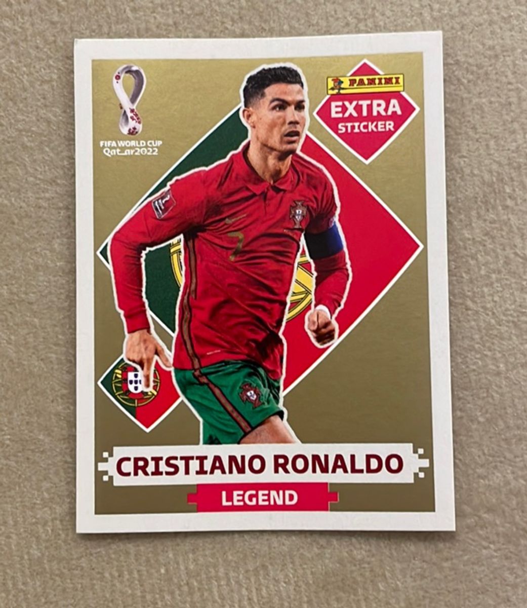 Figurinha Legend Ouro Cristiano Ronaldo | Item p/ Esporte e Outdoor ...