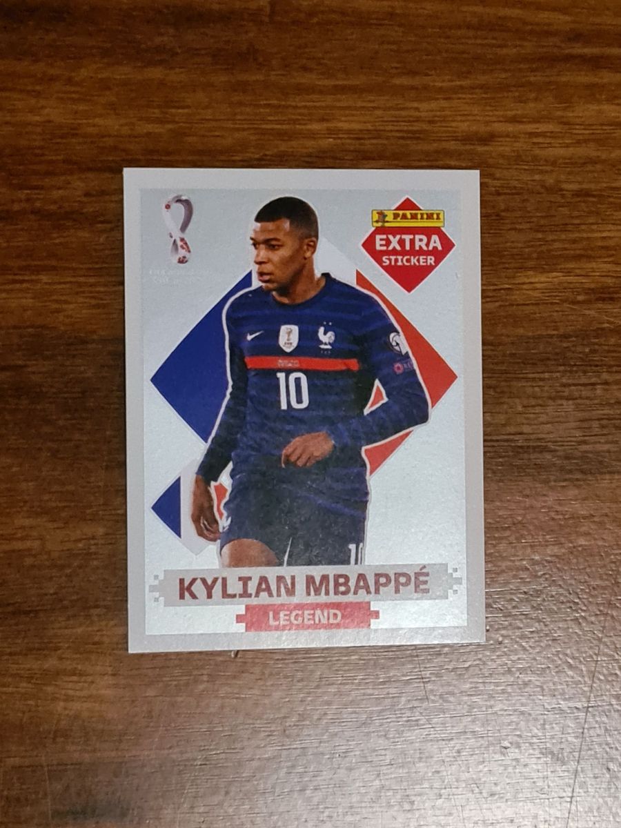 Figurinha Legend Kylian Mbappé Prata, Item de Papelaria Panini Nunca Usado  77793306