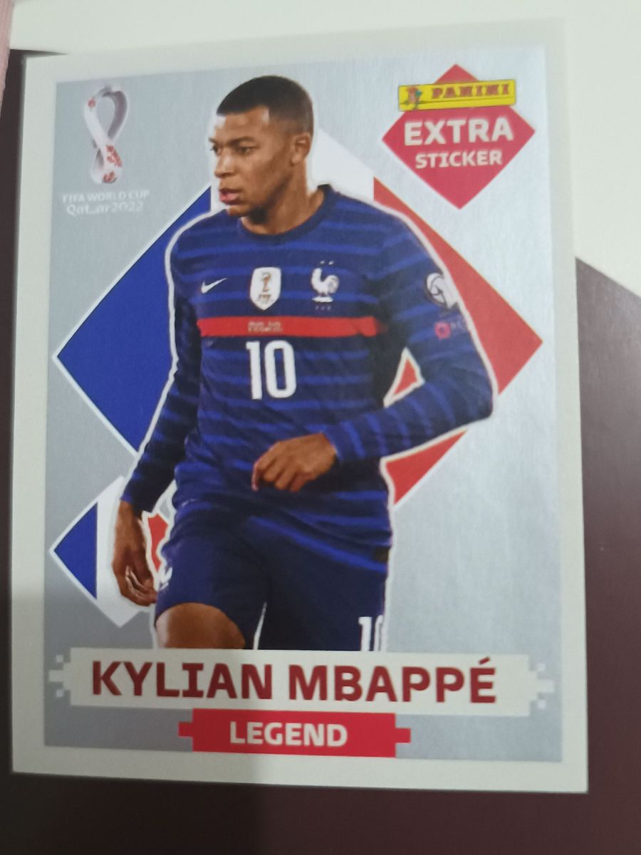 Figurinha Mbappe Rara Prata Album Copa Do Mundo 2022