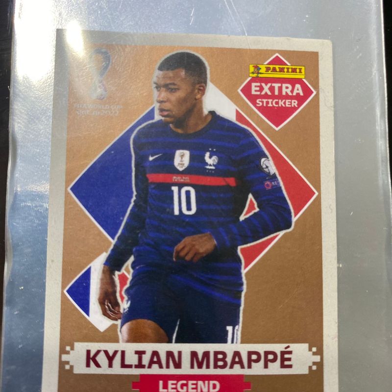 Figurinha Mbappe Bronze Legend Copa do Mundo