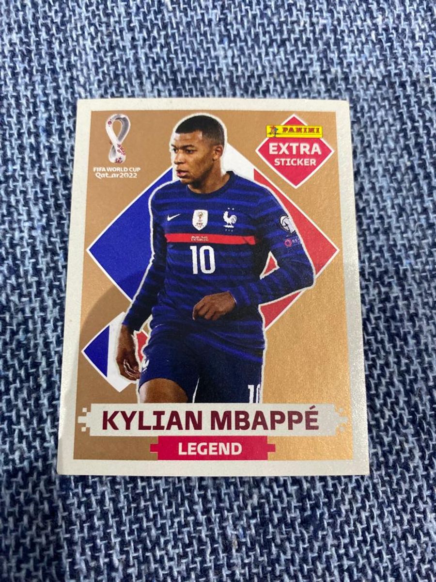 Figurinha Kylian Mbappé Copa Qatar 2022 - Reprint Nobrand | Item p/ Esporte  e Outdoor Usado 87302980 | enjoei