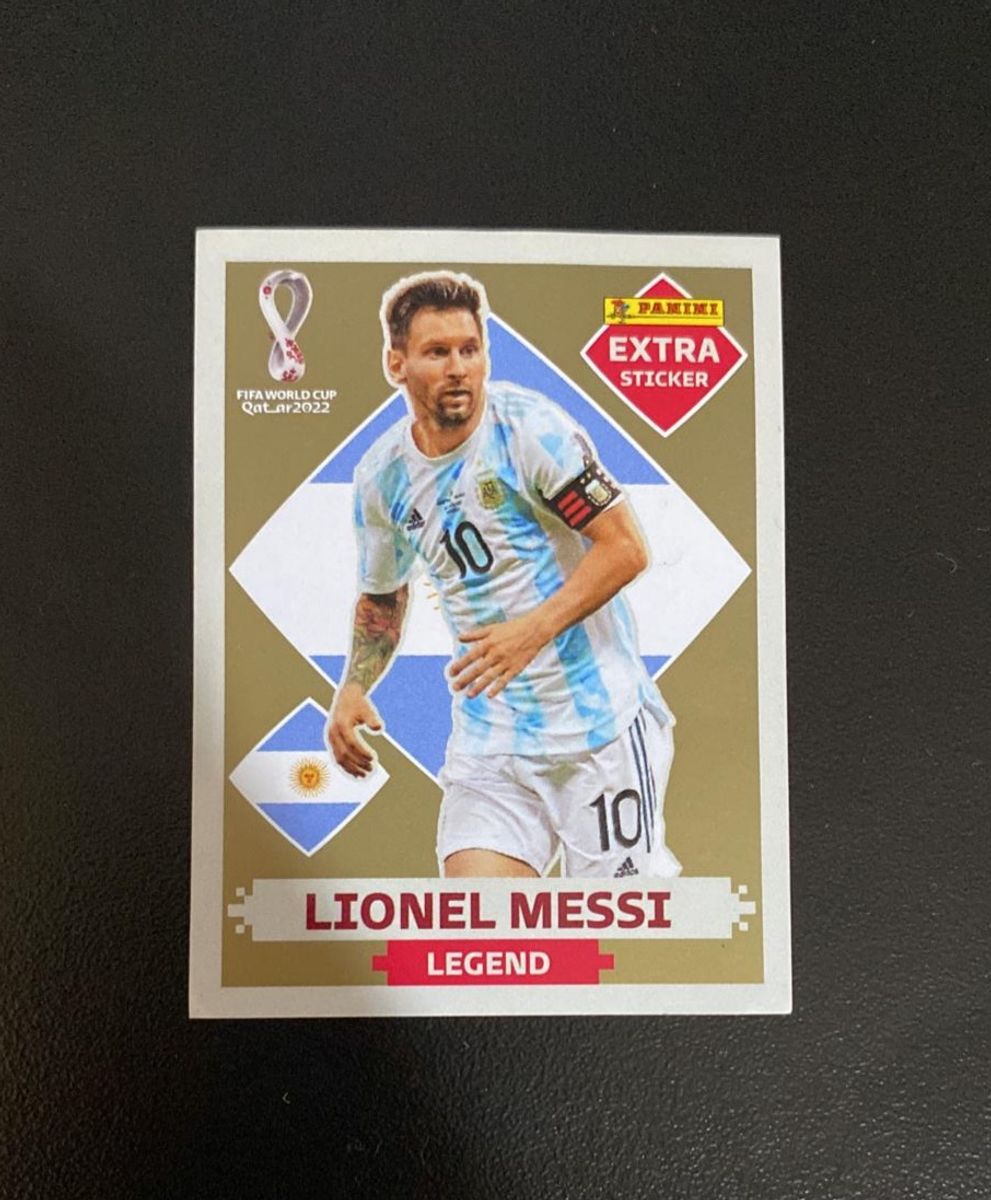 LANCE LIVRE - LIONEL MESSI OURO (Gold) - EXTRA LEGEND (Argentina