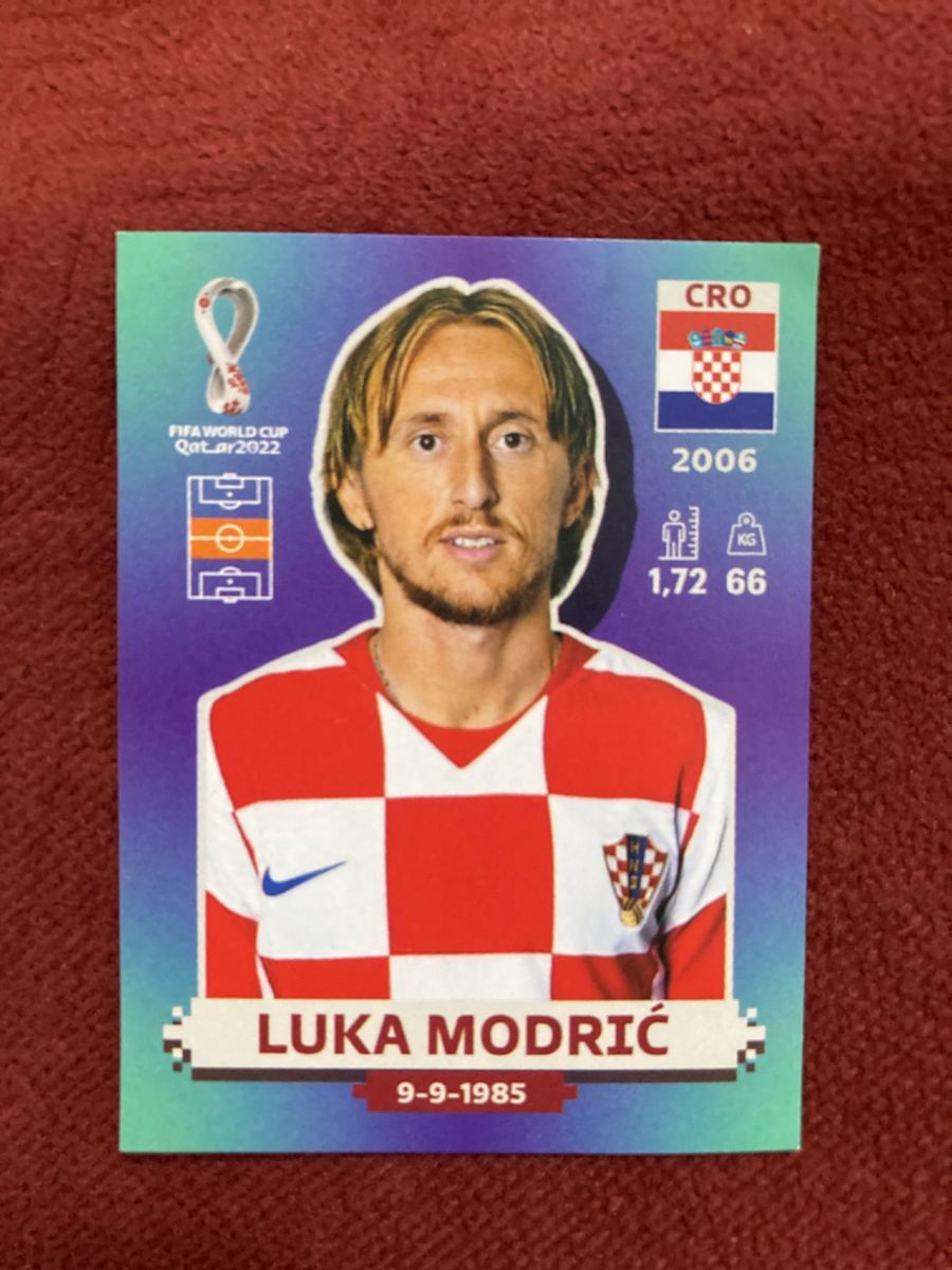 Figurinha Luka Modri | Item P/ Esporte E Outdoor Fifa World Cup Nunca ...