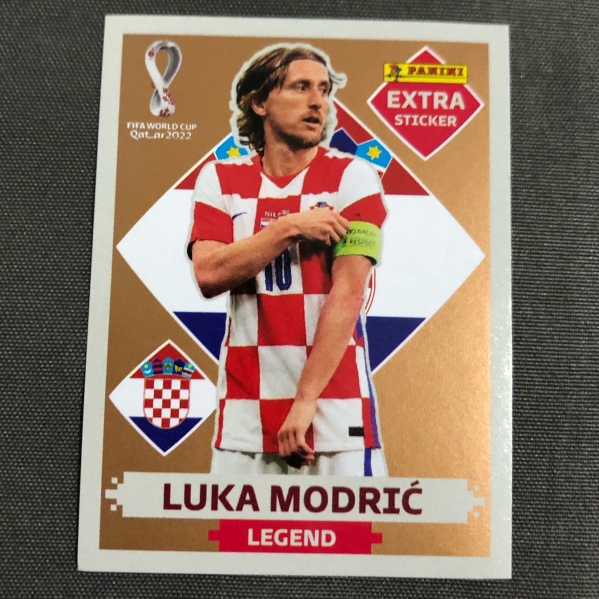 Figurinha Luka Modric Legend Bronze Original Panini | Roupa Esportiva ...