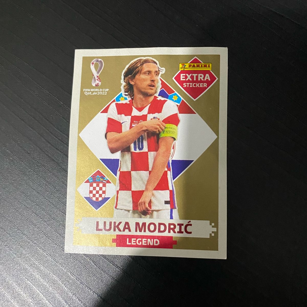 Figurinha Luka Modric - Legend Ouro - Copa 2022 | Item De Papelaria ...