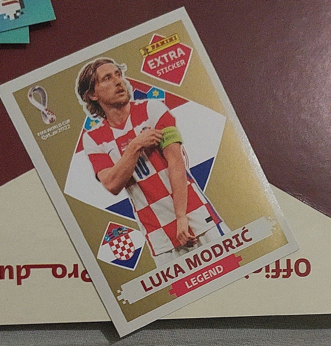 Figurinha Luka Modric Legend Ouro | Item p/ Esporte e Outdoor Panini ...