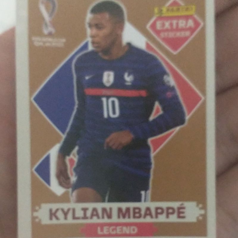 Figurinha Mbappe Bronze Legend Copa do Mundo