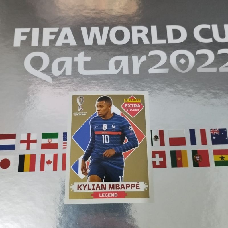 Figurinha Copa do Mundo Qatar 2022 Legend Ouro Kylian Mbappe | Item Info &  Eletro Panini Nunca Usado 76374845 | enjoei