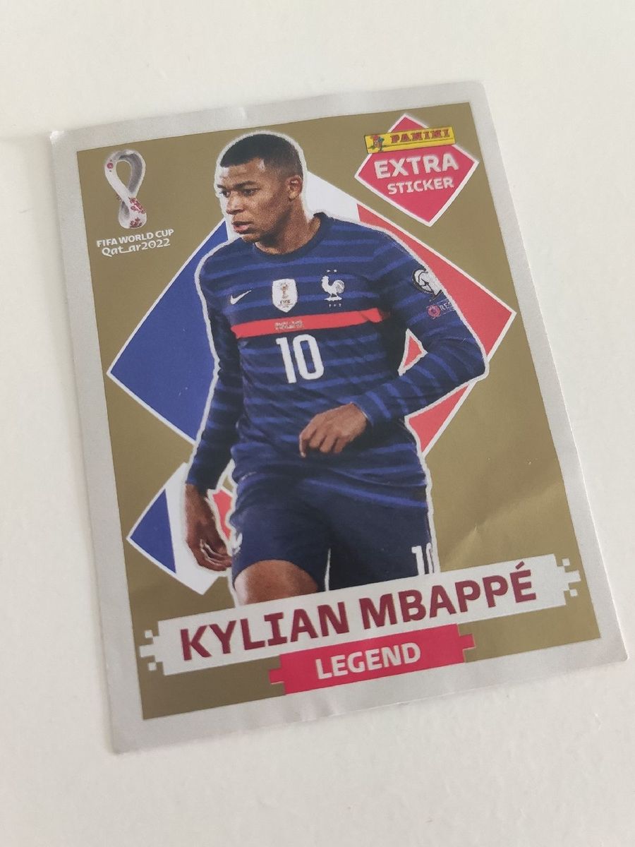 Figurinha Mbappe Legend Extra Sticker Gold | Livro Panini Nunca Usado  79963717 | enjoei