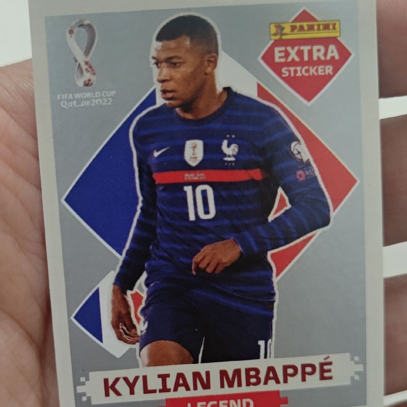 Figurinha Legend Prata Mbappé 2022