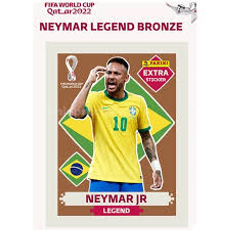 Figurinha Neymar Legend - Bronze | Item de Papelaria Panini Nunca Usado  84629925 | enjoei