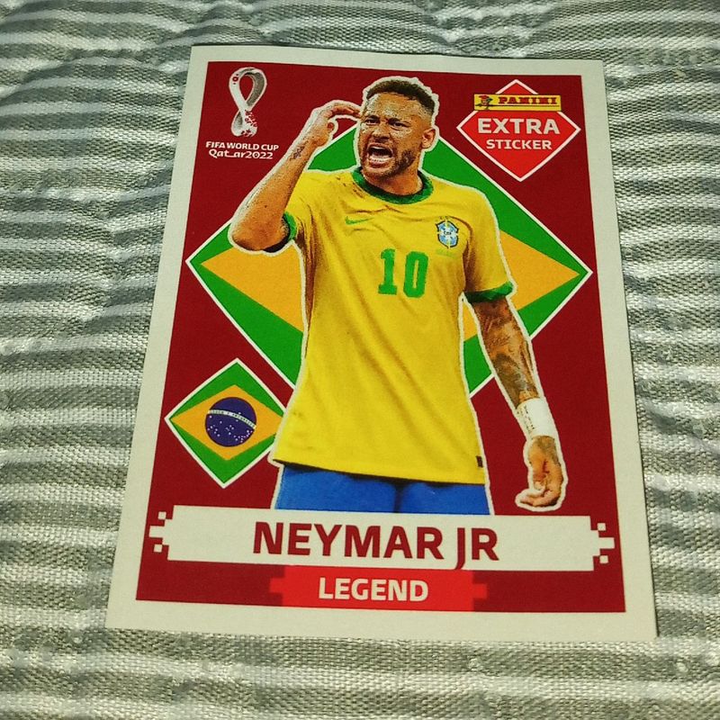 Figurinha Original Panini Neymar Jr Legend Gold | Item p/ Esporte e Outdoor  Panini Nunca Usado 79469315 | enjoei