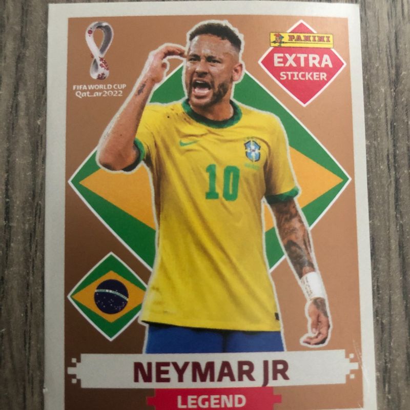 Figurinha Neymar Jr - Legend Bronze Copa 2022