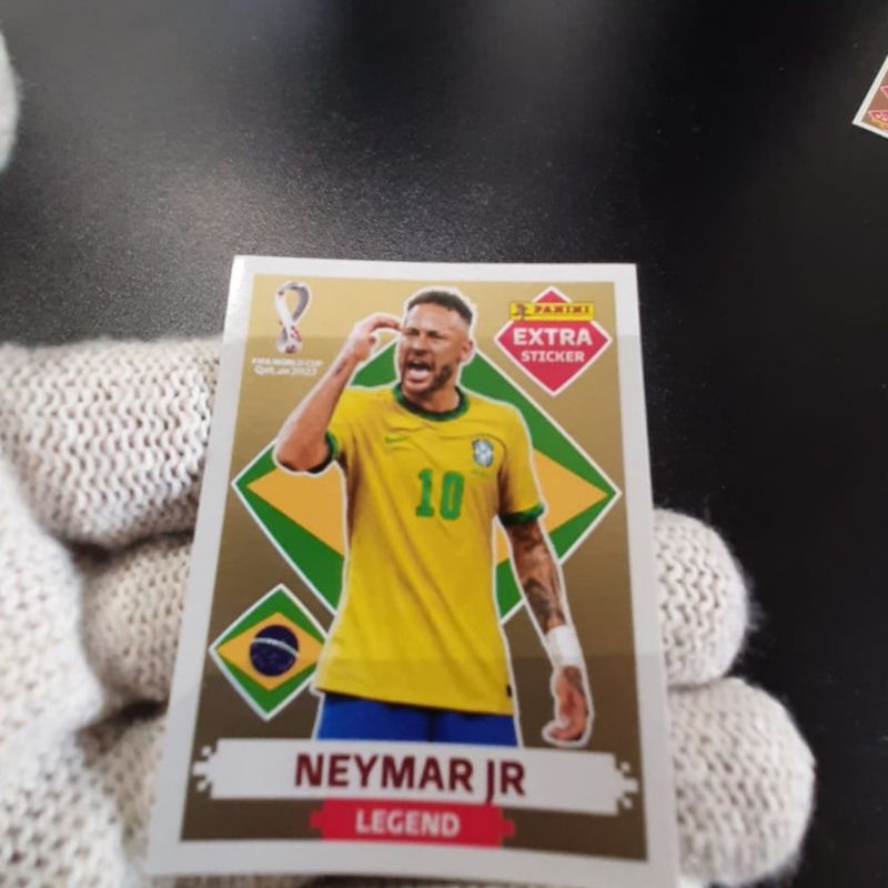 Figurinha Legend Gold Neymar | Livro Neymar Nunca Usado 76249302 | enjoei