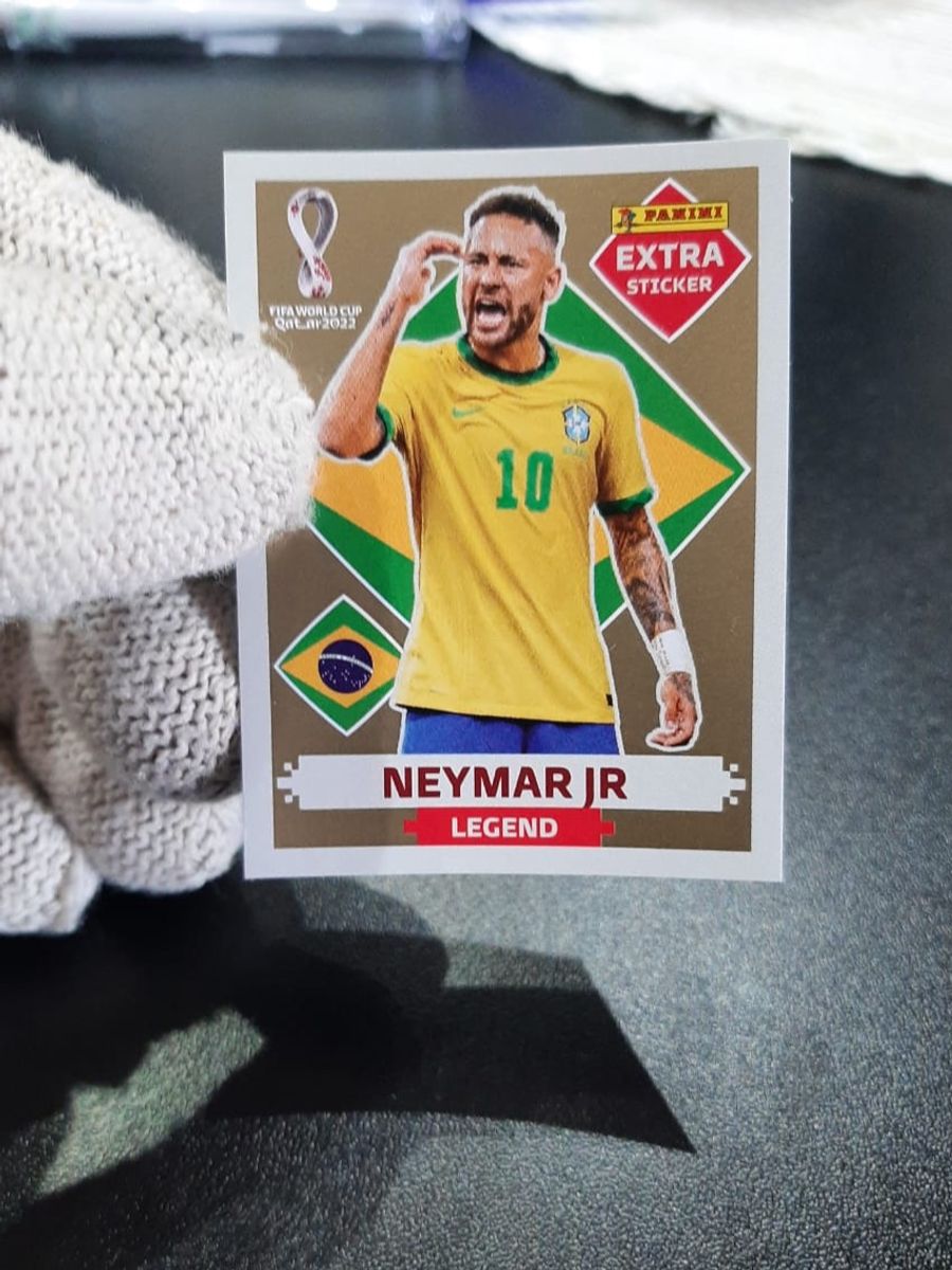Figurinha Legend Gold Neymar | Livro Neymar Nunca Usado 76249302 | enjoei