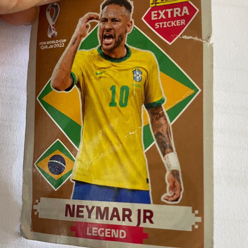 Figurinha Extra Neymar Jr Gold Legend Copa do Mundo 2022 | Item p/ Esporte  e Outdoor Panini Nunca Usado 76433776 | enjoei