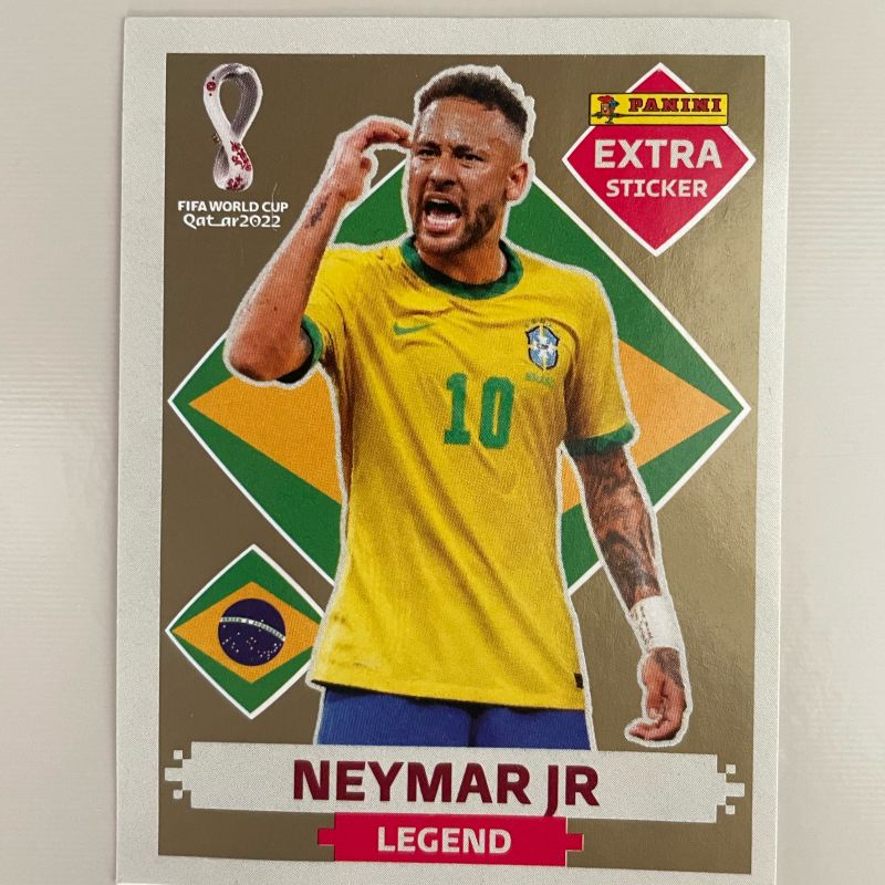 Kit 4 Figurinhas Neymar Legend Copa 2022 Simil