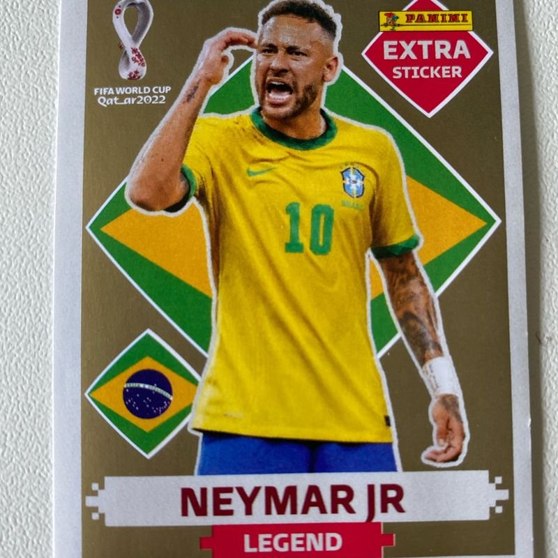 Figurinha Copa Neymar Ouro Legend, Comprar Novos & Usados