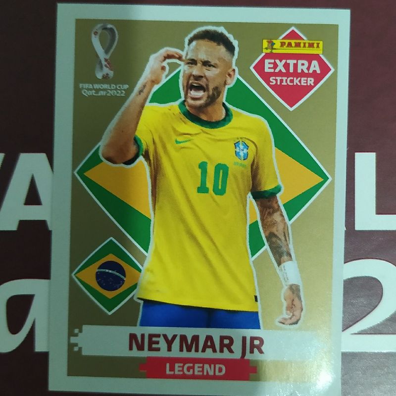 Figurinha Copa Neymar Ouro Legend, Comprar Novos & Usados